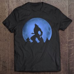 Werewolf Blue Moon Wolf Full Moon On Halloween Costume 2020