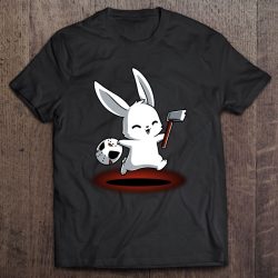 Funny Cute Bunny With Jason Voorhees Mask