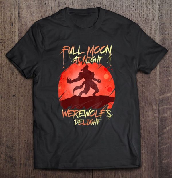 Full Moon At Night Werewolf Delight Halloween Costume