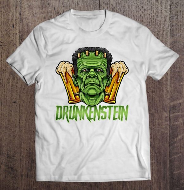 Halloween Frankenstein Monster Drunkenstein Drinking Men