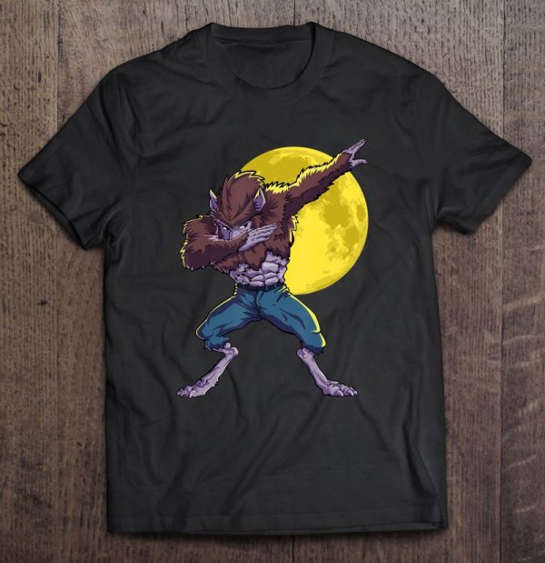 Werewolf Dabbing Halloween Funny Zombie Monsters Dab