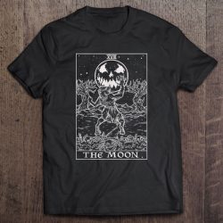 The Moon Tarot Card Halloween Werewolf Pagan Witch Clothing