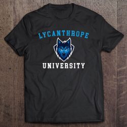 Womens Lycanthrope University Werewolf Halloween