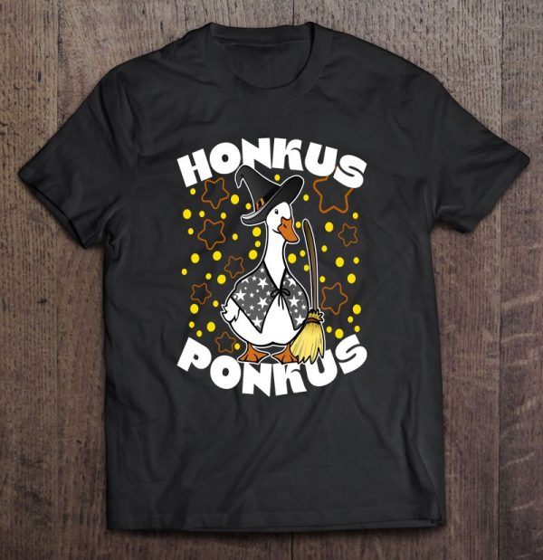 Funny Halloween Witches Duck Cute Honkus Ponkus Pullover