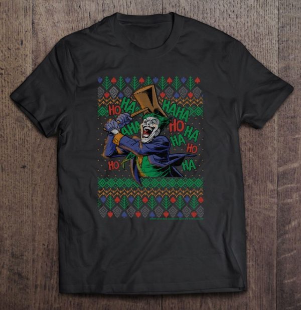 Dc Comics Christmas The Joker Laugh Ugly Sweater