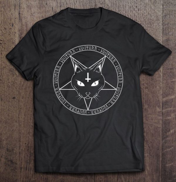Hail Lucipurr For Goth Witches Grunge Cat Lovers