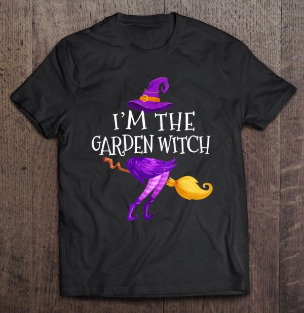 Womens I’m The Garden Witch Matching Group Halloween