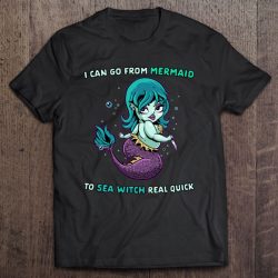 Halloween Mermaid Witch Cute Mermaid To Sea Witch Women Girl