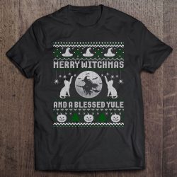 Merry Witchmas Cat Lover Ugly Christmas Sweaters