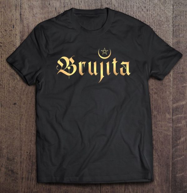 Brujita Little Bruja Witch Crescent Moon Pentacle Pentagram