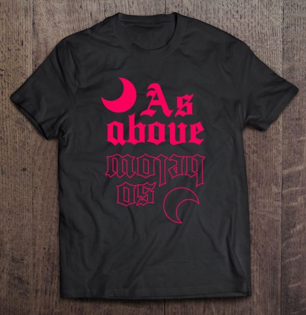 As Above So Below Witch Clothing Gothic Wicca Witchy Goth