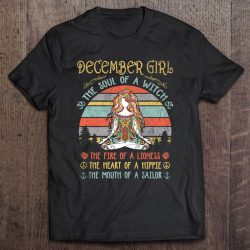 December Girl The Soul Of A Witch Vintage Birthday Gift