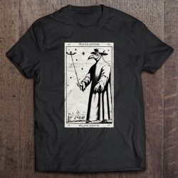Plague Doctor Occult Black Death Tarot Card Antichrist Witch Pullover