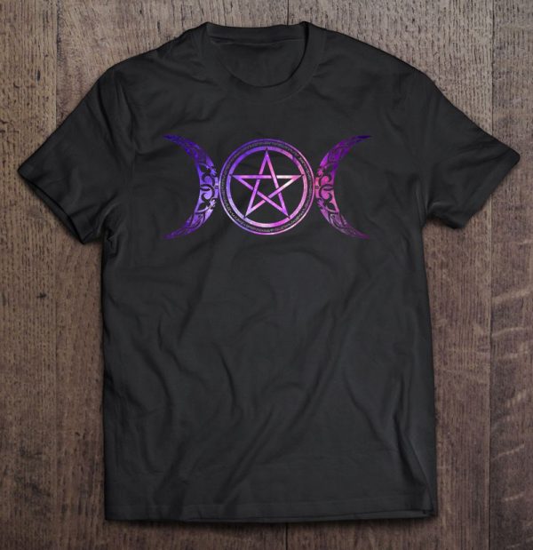 Moon Witch Wiccan Witchcraft Occult Pentagram Star Wicca