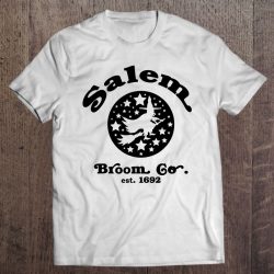 Salem Broom Co Shirt Women, Retro Vintage Witch