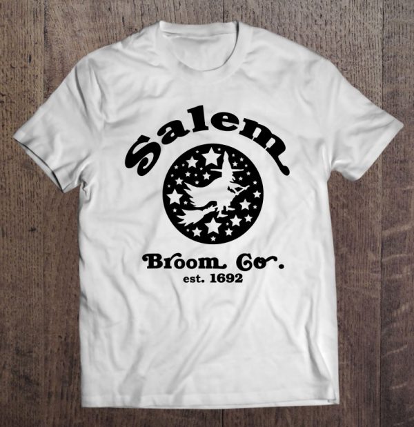 Salem Broom Co Shirt Women, Retro Vintage Witch