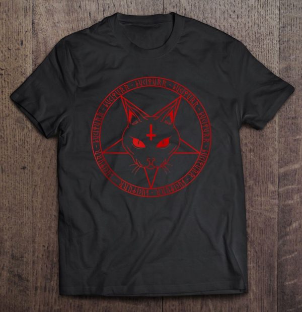 Lucipurr Red Occult Cat Pentagram Witch Lucifer Gothic Zip