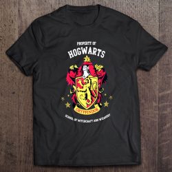 Harry Potter Property Of Hogwarts Gryffindor Crest School Of Witchcraft And Wizardry