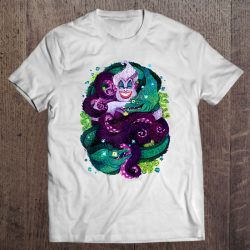 The Little Mermaid Ursula Sea Witch Painting Raglan Baseball Tee