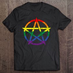 Lgbt Pentagramm Gothic Gay Pride Wicca Homosexual Witchcraft