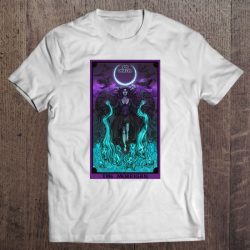 The Morrigan Death Tarot Card Gothic Pagan Witch Triple Moon Pullover