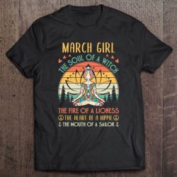 March Girl Witch Lioness Hippie Sailor Zen Birthday