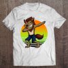 Dabbing Werewolf Retro Sunset Halloween Boys Kids Monster