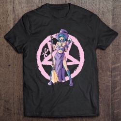 Witchy Pastel Goth Aesthetic Creepy Sexy Witch Skull