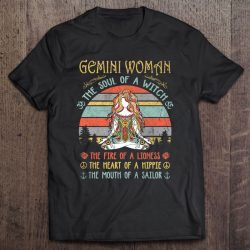 Gemini Woman The Soul Of A Witch Vintage Birthday