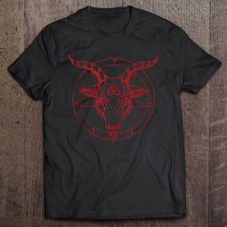 Pentagram Goat Head Baphomet Satanic Witchcraft Design