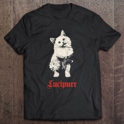 Occult Lucipurr Gothic Lucifer Satan Cat Devil Witch Vintage