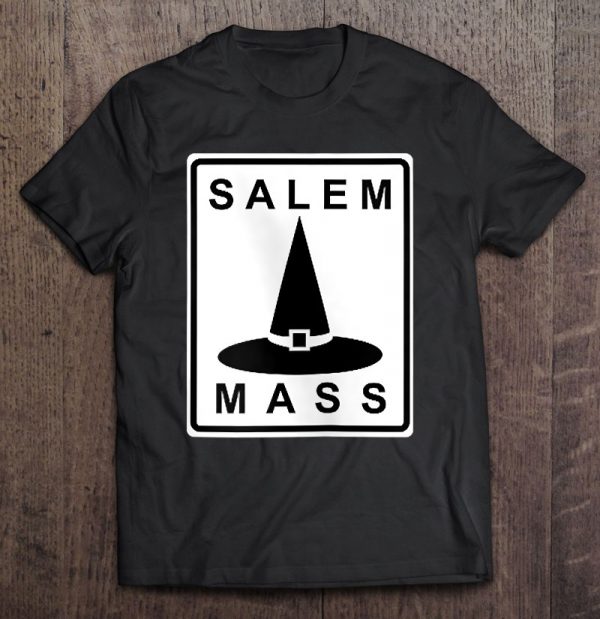 Salem Mass Black Witch Hat Road Sign Zip