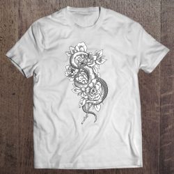 Snake & Flowers Gothic Witchy Punk Goth Serpent