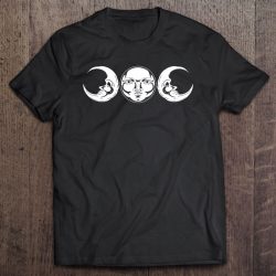 Triple Moon Pagan Witch Wicca Wiccan Shirt For Women Men