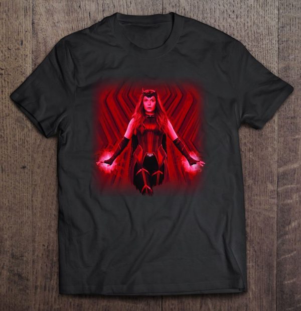 Marvel Wandavision Scarlet Witch Textured Portrait Pullover