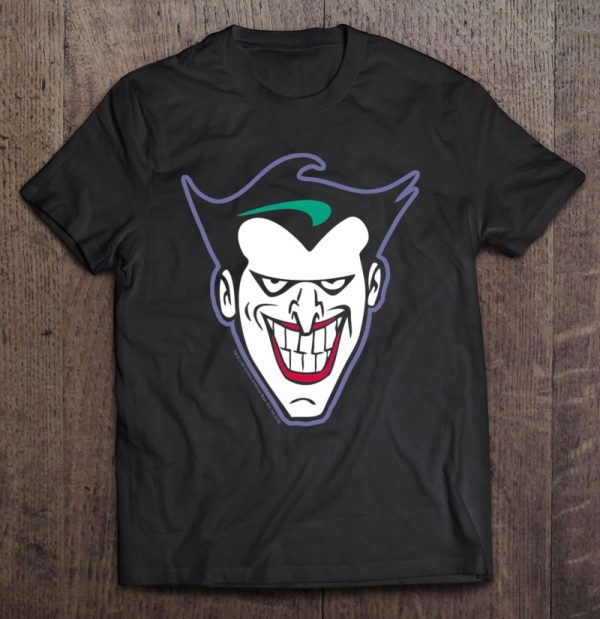 Mens Batman The Animated Series Joker Face