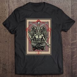 Tarot Gothic Card Baphomet Satanic Witch Pentagram Card Design