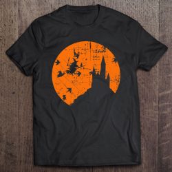 Witch Moon Orange Silhouette Tee