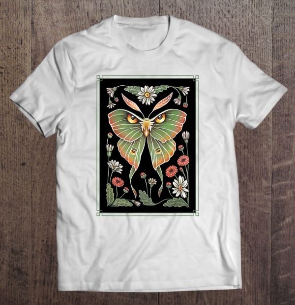 Luna Moth Witchy Folk Art