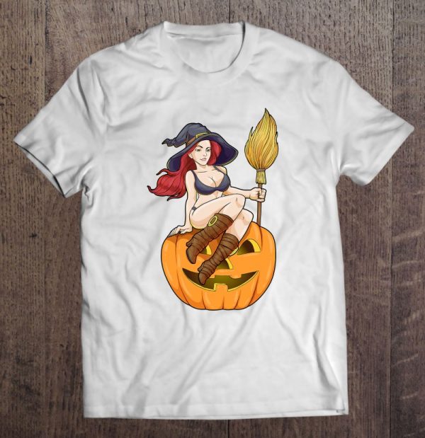 Sexy Witch Halloween Costume Blackcraft Pumpkin Witch Pinup