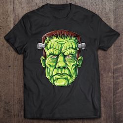 Frankenstein Face Funny Halloween Gifts Men Monster Zombie
