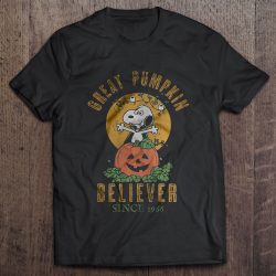 Great Pumpkin Believer Since 1966 Dracula Snoopy Halloween