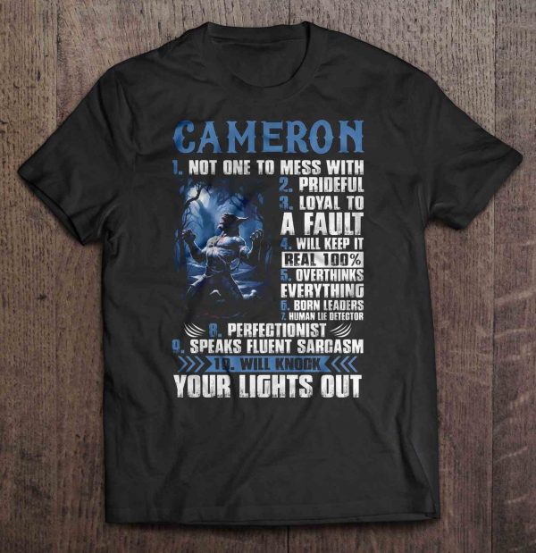 Cameron Not One To Mess With Male Werewolf Version