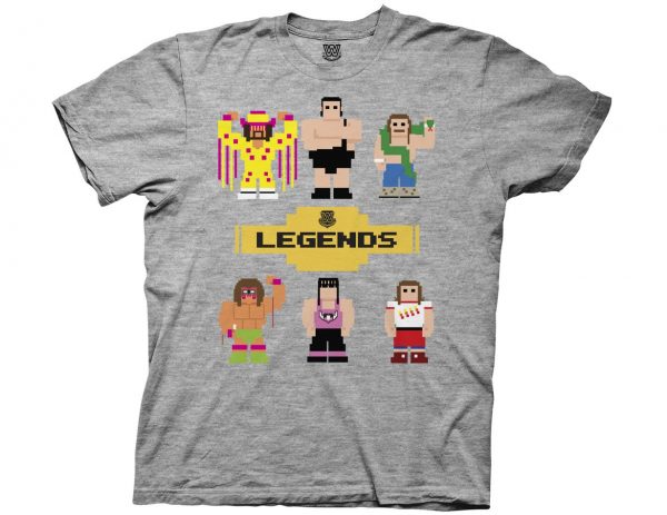 Ripple Junction WWE 8-Bit Legends Adult T-Shirt