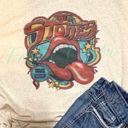 Rolling Stone Graphic Tee - 80s Rock Band Tee