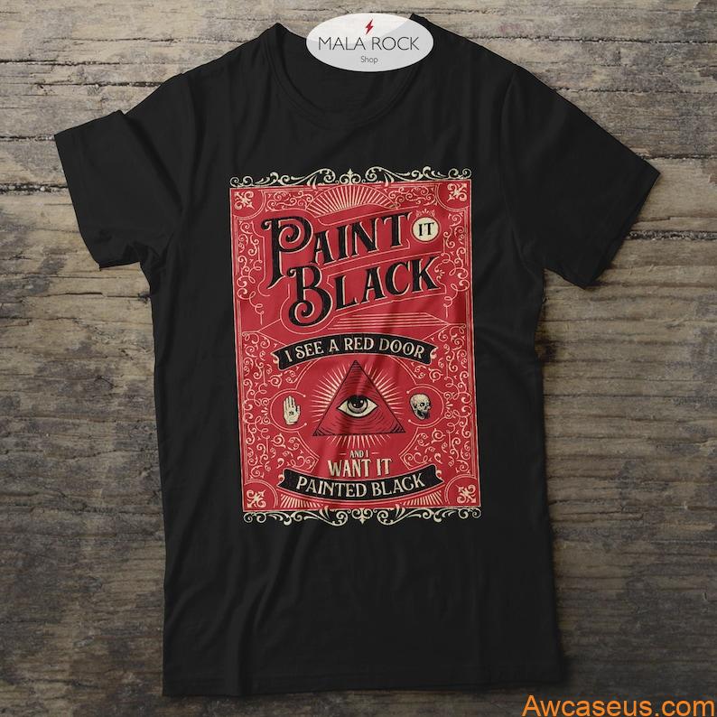 Rolling Stones Shirt Men, Paint It Black T Shirt, Rolling Stones T Shirt, Rolling Stones Tshirt, Classic Rock tee, Gift Music Lovers Rolling Stones Shirt Men, Paint It Black T Shirt, Rolling Stones T Shirt, Rolling Stones Tshirt, Classic Rock tee, Gift Music Lovers