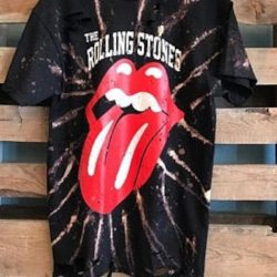 The Rolling stones Acid washed + Distressed t shirt