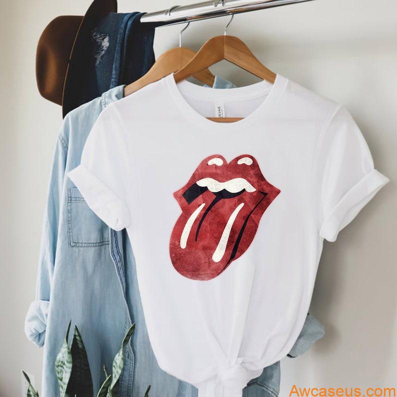 Rolling Stones Women's Shirt, Vintage Tee, Tongue T Shirt, Red Lips T Shirt, Rock Inspired T Shirt, Rock Star Inspired T Shirt, Tribal Rolling Stones Women's Shirt, Vintage Tee, Tongue T Shirt, Red Lips T Shirt, Rock Inspired T Shirt, Rock Star Inspired T Shirt, Tribal