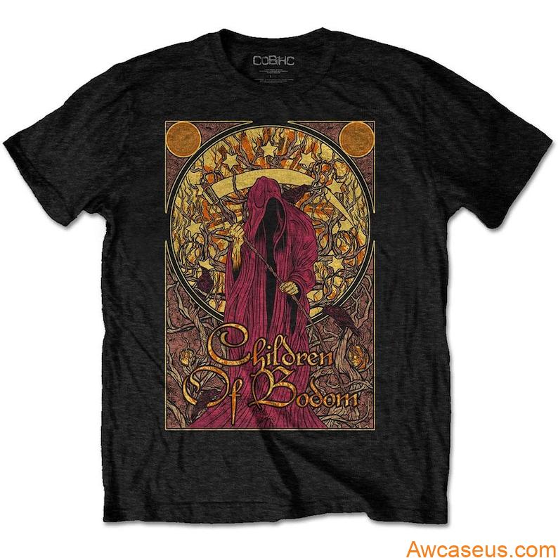 Children Of Bodom Unisex Tee: Nouveau Reaper Children Of Bodom Unisex Tee: Nouveau Reaper