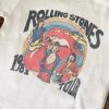 Rolling Stones Shirt, Rolling Stones Vintage bleached Tee, Classic Rock Shirt, Vintage Shirt, Band Tee, Retro shirt, 70s, music, stones
